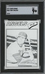 1977 Topps #482 Tony Solaita 9 card progressive proof.